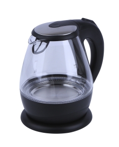 Купить Чайник электрический Atlanta ATH-2460 1.5 л черный, прозрачный  в E-mobi