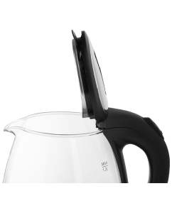 Купить Чайник электрический HomeStar HS-1052 1.2 л прозрачный, черный  в E-mobi