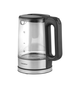Купить Чайник электрический MAUNFELD MGK-612BK 1.7 л прозрачный, черный, серебристый  в E-mobi