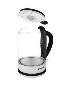 Купить Чайник электрический Polaris PWK 1759CGL 1.5 л белый, прозрачный  в E-mobi