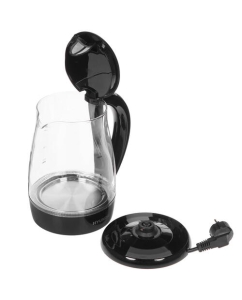 Купить Чайник электрический HYUNDAI HYK-G2011 1.7 л черный, прозрачный  в E-mobi