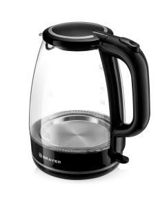 Купить Чайник электрический Brayer BR1030 1.7 л черный, прозрачный  в E-mobi