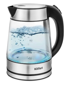 Купить Чайник электрический Kitfort KT-6105 1.7 л серебристый  в E-mobi