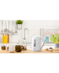 Купить Чайник электрический Zelmer ZCK7616S 1.7 л белый, серый  в E-mobi