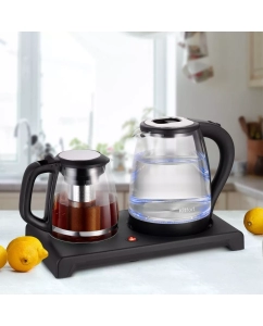 Купить Чайник электрический Kitfort КТ-6179 2 л черный, прозрачный  в E-mobi