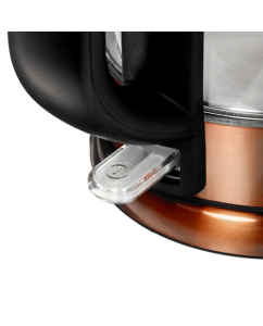 Купить Чайник электрический Kitfort КТ-6659 1 л оранжевый  в E-mobi