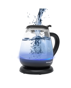 Купить Чайник электрический Polaris PWK1077CGL 1 л черный, прозрачный  в E-mobi