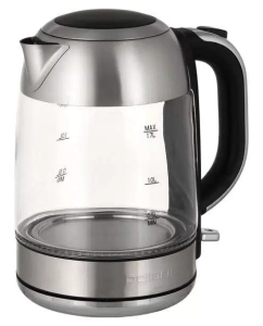 Купить Чайник электрический Polaris PWK1791CGL 1.7 л серебристый, прозрачный  в E-mobi