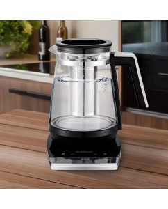 Купить Чайник электрический Kitfort КТ-6187 1.5 л прозрачный, черный  в E-mobi