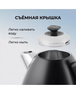 Купить Чайник электрический GALAXY LINE GL0343 1.7 л черный  в E-mobi