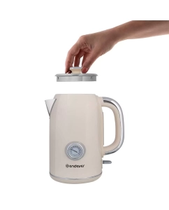 Купить Чайник электрический Endever KR-257S 1.7 л бежевый  в E-mobi