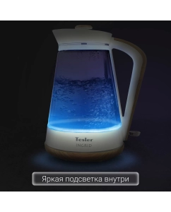 Купить Чайник электрический TESLER KT-1750 1.7 л бежевый  в E-mobi
