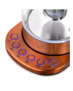 Купить Чайник электрический Kitfort KT-6655 1.6 л коричневый  в E-mobi