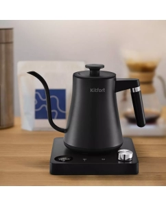 Купить Чайник электрический Kitfort КТ-6195 1 л черный  в E-mobi
