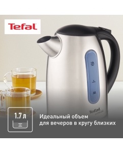 Купить Чайник электрический Tefal Express KI170D30, 1.7 л, серебристый/черный  в E-mobi