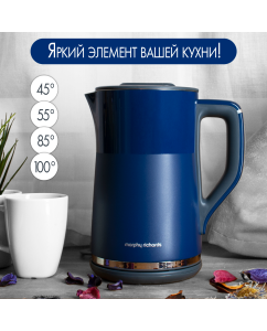Купить Чайник электрический Morphy Richards MR6070B 1.5 л синий  в E-mobi