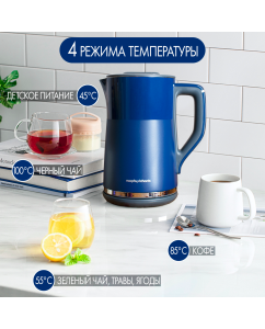 Купить Чайник электрический Morphy Richards MR6070B 1.5 л синий  в E-mobi