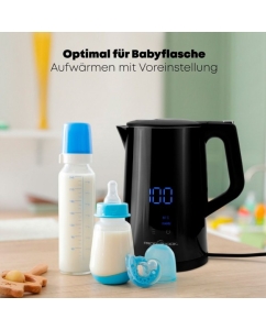 Купить Чайник электрический Profi Cook PC-WKS 1243 schwarz 1.7 л черный  в E-mobi