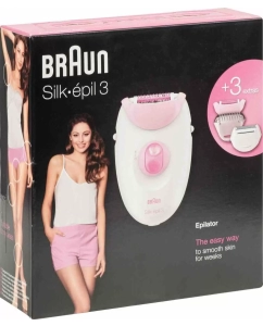 Купить Эпилятор Braun SE3270 белый; розовый  в E-mobi