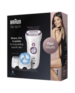 Купить Эпилятор Braun SES 9-735 белый, фиолетовый  в E-mobi