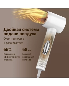 Купить Фен Karingbee HC01 1500 Вт белый  в E-mobi