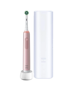 Купить Электрическая зубная щетка Oral-B Pro 3 3500/D505.513.3X CrossAction розовая  в E-mobi