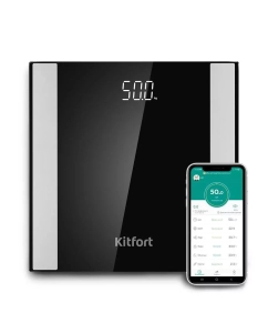 Купить Весы напольные Kitfort КТ-820 черный в E-mobi