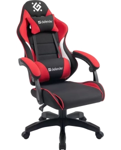 Купить Игровое кресло DEFENDER Sorrento, черный, красный  в E-mobi
