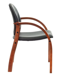 Купить Стул Бюрократ ДЖУНО черный/коричневый  в E-mobi