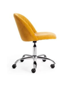Купить Кресло компьютерное TetChair MELODY, велюр , горчичный  в E-mobi