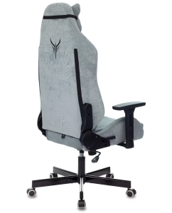 Купить Кресло игровое Knight N1 серо-голубой  в E-mobi
