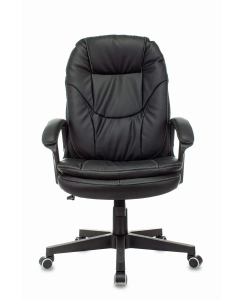 Купить Кресло руководителя Бюрократ CH-868N черный Leather Venge Black  в E-mobi