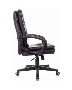 Купить Офисное кресло или стул Кресло руководителя Бюрократ CH-868N темно-коричневый NE-15 искусс  в E-mobi
