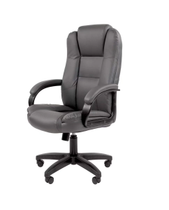 Купить Компьютерное кресло Chairman 600 LT экокожа, серый  в E-mobi