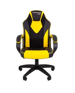 Купить Игровое кресло Chairman game 17 черный; желтый  в E-mobi