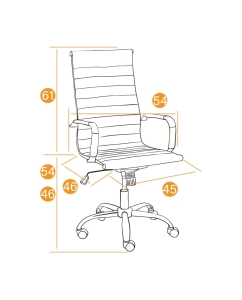 Купить Кресло Urban экокожа, черный, 36-6  в E-mobi