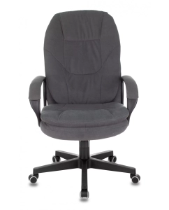 Купить Кресло руководителя Бюрократ CH-868N, на колесиках, ткань, серый [ch-868n/alfa44]  в E-mobi