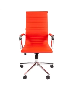 Купить Компьютерное кресло Chairman 755 экокожа красный  в E-mobi