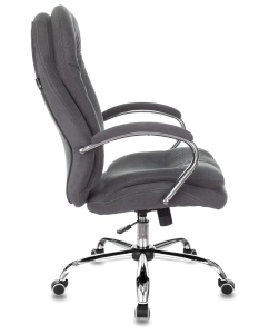Купить Кресло руководителя Бюрократ T-9950SL, обивка: ткань, цвет: серый  в E-mobi