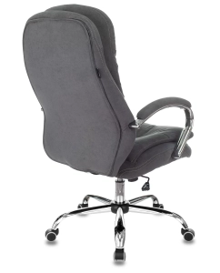 Купить Кресло руководителя Бюрократ T-9950SL, обивка: ткань, цвет: серый  в E-mobi