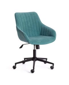 Купить Кресло компьютерное офисное TetChair DUBLIN, велюр , бирюзовый в E-mobi