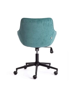 Купить Кресло компьютерное офисное TetChair DUBLIN, велюр , бирюзовый  в E-mobi
