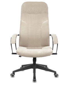 Купить Кресло руководителя Бюрократ CH-608Fabric, обивка: ткань, цвет: песочный  в E-mobi