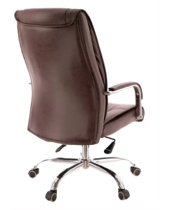 Купить Кресло руководителя Everprof TM Экокожа Коричневый  в E-mobi