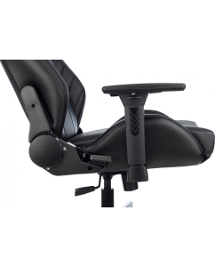 Купить Кресло игровое Бюрократ Knight Thunder 5X черный, экокожа  в E-mobi