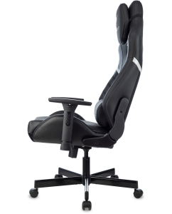 Купить Кресло игровое Бюрократ Knight Thunder 5X черный, экокожа  в E-mobi