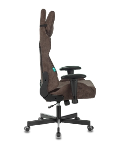 Купить Кресло игровое ZOMBIE VIKING KNIGHT LT10 FABRIC коричневый крестовина металл  в E-mobi