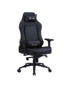 Купить Кресло игровое Cactus CS-CHR-0112BL-M, на колесиках, эко.кожа, черный в E-mobi