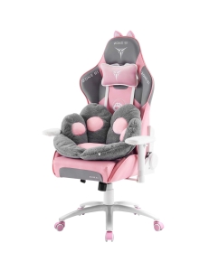 Купить Кресло компьютерное игровое ZONE 51 KITTY MEOW Edition Grey  в E-mobi