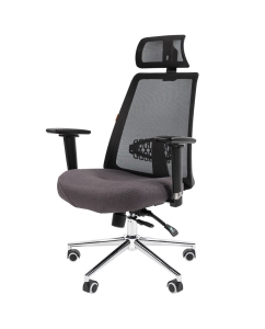 Купить Компьютерное кресло Chairman 535 LUX черно-серый  в E-mobi